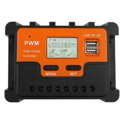 Solar Charge Controller 60A with Large LCD Screen and Protection